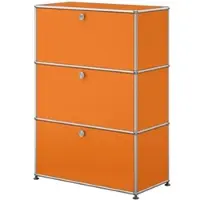 USM United Soft USM Haller Highboard, mit 3 Klapptüren Reinorange