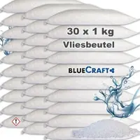 BlueCraft 30x 1kg Raum Luftentfeuchter Granulat im Vliesbeutel
