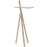 Nils Holger Moormann Stehpult Der kleine Lehner Gestell Esche weiß, Designer Jörg Gätjens, 45x128x45 cm