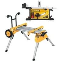 DeWalt DWE7492 + DE7400 Tischkreissäge mit Untergestell Set