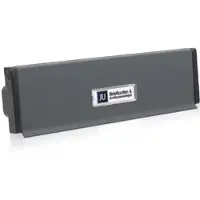 JU-Metallwarenfabrik JU Briefeinwurf Einwurfklappe Briefkastenklappe Einwurfblende 02-183, anthrazitgrau matt, 270x78mm