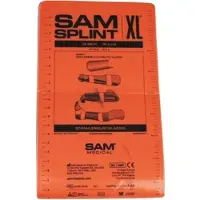 SAM Medical SAM Splint XL Schiene 14 x 91,44 cm orange/blau gefaltet