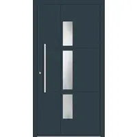 Haustuerenland.de Aluminium Haustür RC2 "TIANA" 78 mm Anthrazit RAL 7016 innen öffnend DIN links