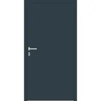 Haustuerenland.de RC2 Aluminium Haustür "MARIT" 78 mm flügelüberdeckend Wunsch-RAL-Farbe beidseitig außen öffnend DIN links