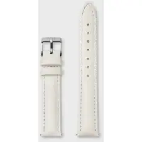 Cluse - LEDER ARMBAND - weiß silber