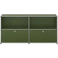 USM United Soft USM Haller Sideboard mit 2 Klapptüren Olivegrün