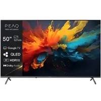 PEAQ PTV 50GQU-5025C Google QLED UHD TV (Flat, 50 Zoll / 126,0 cm, 4K, SMART TV)