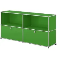 USM United Soft USM Haller Sideboard mit 2 Klapptüren grün