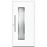 Haustuerenland.de SCHÜCO Aluminium Haustür "WIEBKE" ADS 75.SI RC2 Wunsch-RAL-Farbe innen öffnend DIN links
