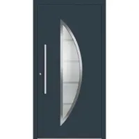 Haustuerenland.de Aluminium Haustür "SUSAN" 78 mm RC2 Anthrazit RAL 7016 innen öffnend DIN links