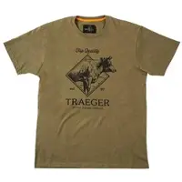 Traeger Where's The Beef T-Shirt Grün L, Unisex