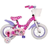 Volare Disney Minnie - die süßeste Minnie aller Zeiten! Kinderfahrrad - Mädchen - 12 Zoll - Rosa - Zwei Handbremsen