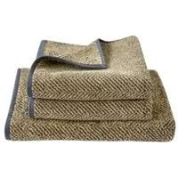 Dyckhoff Frottierserie Golden Shades 'Herringbone' Gold - Gelb (Größe: Handtuch 50 x 100 cm)
