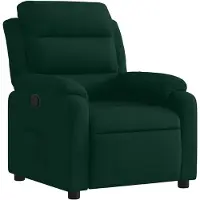 vidaXL Relaxsessel Dunkelgrün Samt