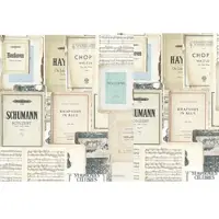 Architects Paper Fototapete "Atelier 47 Sheet of Music 2" glatt Vlies, Wand, Schräge, Decke