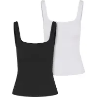 Urban Classics Muskelshirt "Ladies Wide Neck Rib Top 2-Pack" 1