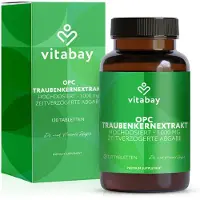 Vitabay CV Vitabay OPC Traubenkernextrakt 1000 mg hochdosiert 120 St