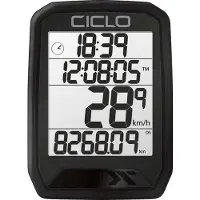 Ciclosport Protos 213 Kabelloser Tachometer – Rot - erný