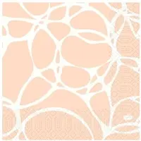 Duni GmbH DUNI Zelltuch Serviette 33x33 cm 1/4F. Ocean Pink