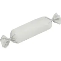 TRAUMSCHLAF Uni Mako-Satin Kissenbezüge Nackenrollenbezug 15x40 cm | platin - grau