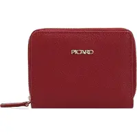 PICARD Leder Geldbörse Java 1 Wallet Lipstick dunkelrot