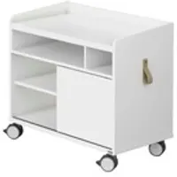 PAIDI Kinderwelten Rollcaddy e-lion 1 , weiß , Maße (cm): B: 75 H: 64,9 T: 40.5