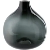 Peill+Putzler Vase , grau , Glas , Maße (cm): H: 26 Ø: 24