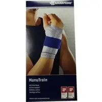 Bauerfeind Manutrain Handgelenkbandage Größe 4 links schwarz
