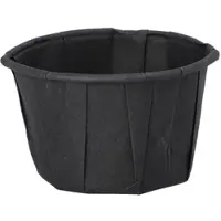 Papstar 5000 Dressingbecher, Papier 50 ml Ø 5,8 cm · 3,5 cm schwarz