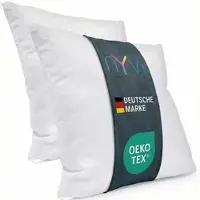NYVI Komfort Kopfkissen DreamScience 80x80 cm 2er Set Premium Faserfüllung Qualität Made in EU, Allergikergeeignet, Perfekt für alle Schlaftypen