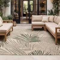FRAAI In- & Outdoor Teppich - Tiga Palm Grün 80x150 cm