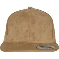 Flexfit Snapback Cap "Unisex Suede Leather Snapback"