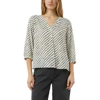 Comma Shirtbluse 3/4-Arm Tunika mit grafischem Muster