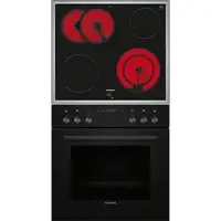 Siemens EQ412TAAB iQ100 (Backofen), iQ300 (Kochfeld), Einbauherdset (Elektrokochfeld, A, 66 l)