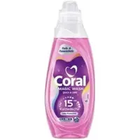 Coral Waschmittel Magic Wash Colorwaschmittel, flüssig, Color Protection, 840 ml, Waschladungen 21