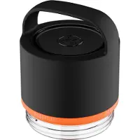 24Bottles Ersatzdeckel zu Spin Bottle Lid Black and Clear Mouth