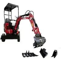 HZC power Minibagger BVR600K, Benzin, 600 Kg, Rädern
