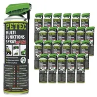 Petec Multifunktions-Spray 360 Grad Sprühkopf Set - 24 Stück - 71250