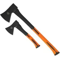 HRB Axt 7012170122, 2er Set, Spaltaxt 1900g, 70cm, Beil 1000g, 37cm