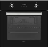 Htech HTB74320 EG8260, Einbau-Backofen mit Pyrolyse, 65 l, 6 Heizarten, Digitaldisplay, A
