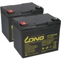 Kung Long 2x U1-36NE AGM-Akkus 12V 36Ah (24V) – für Sterling Cava / Opal / Utah / Sapphire 2 / S400
