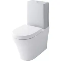 Toto MH Stand-WC tief, randlos, Abgang waagerecht weiss