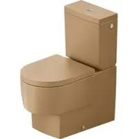 Duravit Balcoon Stand-WC 207009AM00 37x65cm, 4,5 l, Rimless, Abgang waagerecht, Clay terra matt