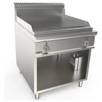 Saro Elektrogriddleplatte 800mm breit Stand glatt Model