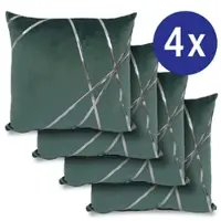 Matratzen Discount Dekokissen smaragdgrün 45 x 45 cm