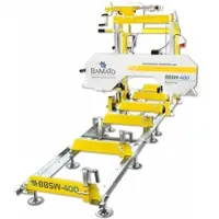 BAMATO Blockbandsäge BBSW-400 mit 3,0 m Rollbahn (400V)