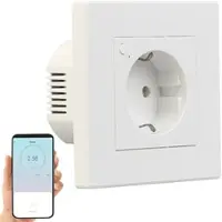 Autre WLAN-Unterputz-Steckdose mit Stromverbrauch-Messung, App, 3.680 W