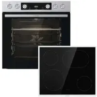 Gorenje Steel Set EX, Keramik, 4 Zone(n), Glaskeramik, Schwarz, Berührung, 60 cm