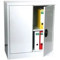 SZ Metall Stahlschrank mit Flügeltüren, 80x90x40 cm
