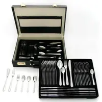 Gräwe Besteckkoffer 100-teilig für 12 Personen, Serie SALZBURG